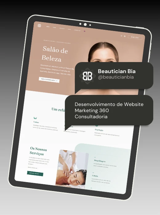 Beautician Bia - Webfarus Portfolio