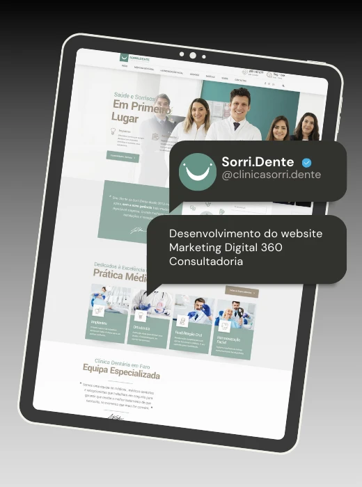 Clinica Dentária Sorridente - Webfarus Portfolio