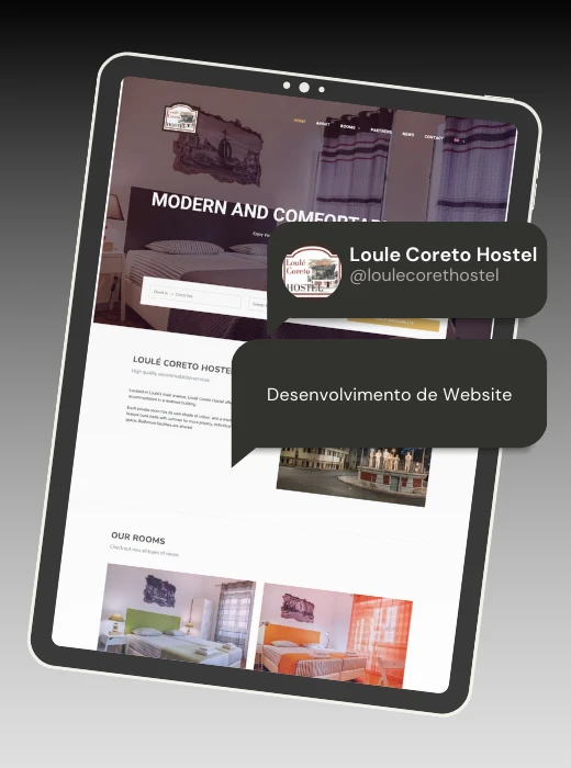 Loulé Coreto Hostel - Webfarus Portfolio